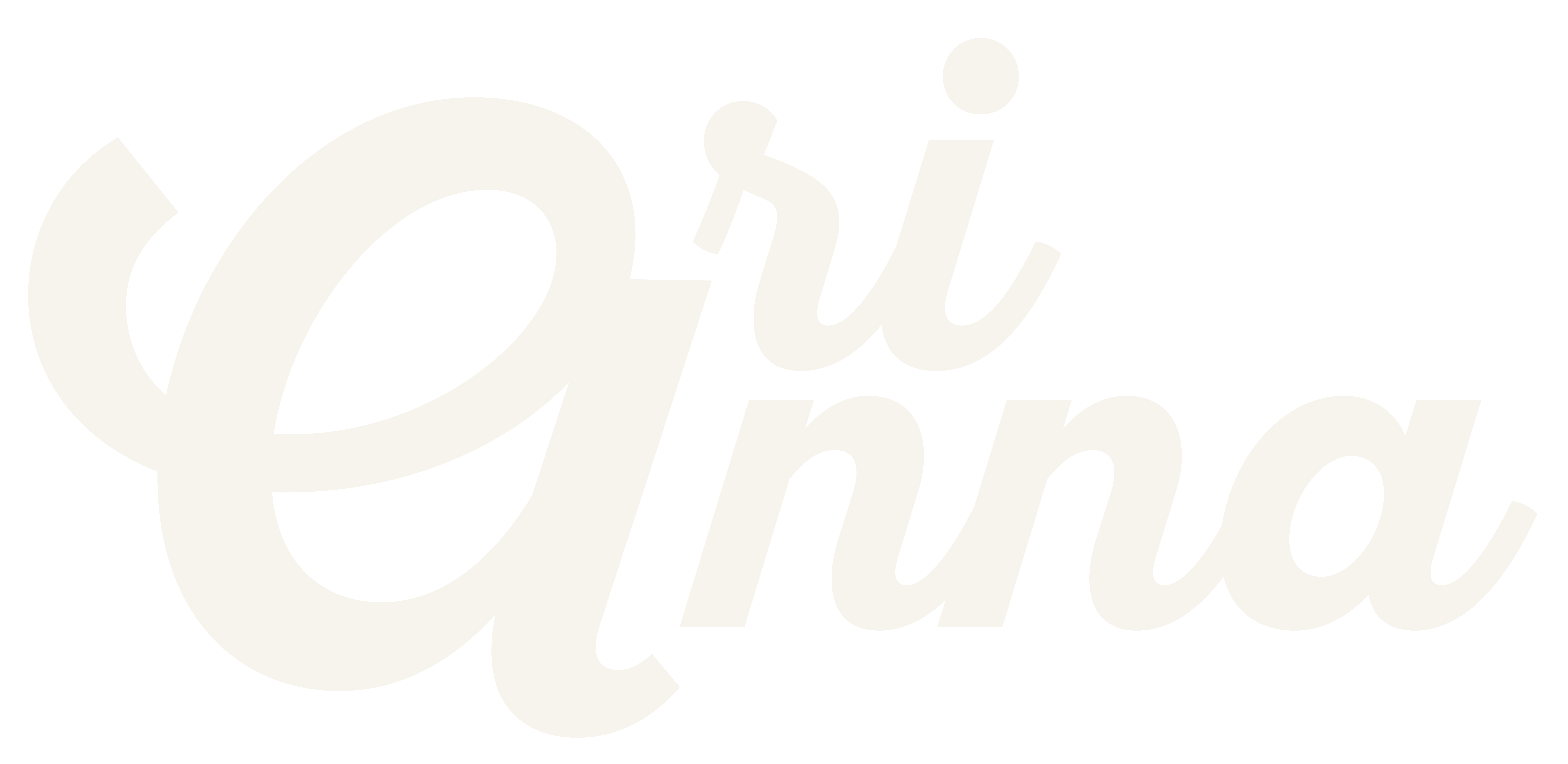 cursive font of the name Arianna Garza